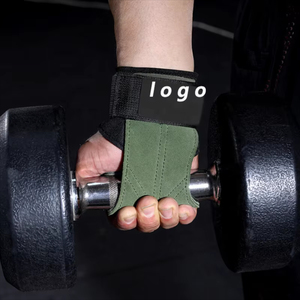 Servicio OEM Levantamiento de pesas pesado Muñequera Gimnasio Ejercicio Empuñaduras Fitness Levantamiento de pesas Correas de agarre de mano - Product Image 2