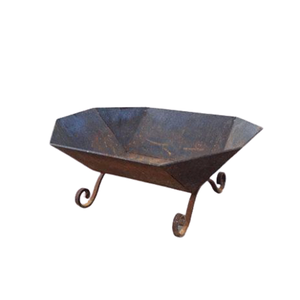Handmade Cast Iron Heavy Duty Wood Burning <b>Fire</b> <b>Pit</b> With Black Wrought Iron Stand Outdoor <b>Fire</b> <b>Pit</b> For <b>Top</b> Selling - Product Image 5