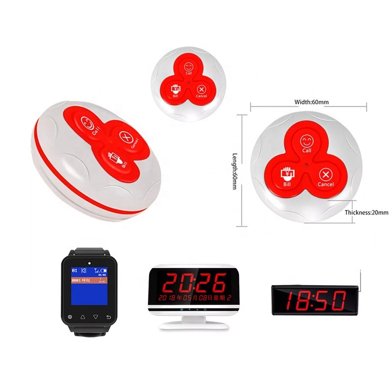 Ringbell Fd-3 <strong>Restaurant</strong> Buzzer Caller <strong>Table</strong> <strong>Bell</strong> Call Button Pager Calling Button <strong>Wireless</strong> Waiter <strong>System</strong>