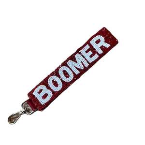 Porte-clés de voiture en perles de rocaille brodées, design Boomber, fait main, style classique, accessoires de porte-clés perlés, artisanat - Product Image 1