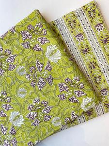 Fait à la main en coton biologique d'aspect indien vintage tissu imprimé en gros - Product Image 4