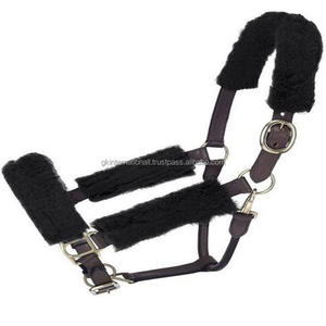 Collier de queue de cheval en cuir véritable, finition noir brun ou Tan, réglable, fausse fourrure molletonnée, de haute qualité, offre spéciale - Product Image 6