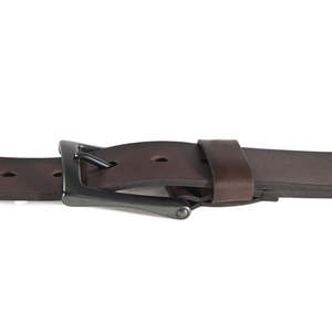 Cinturón Formal de Cuero Vacuno Genuino de Alta Calidad Personalizado para Hombre, Transpirable, Impermeable, con Hebilla de Aleación de Lujo - Product Image 2