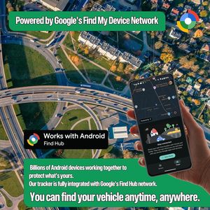 Traceur GPS magnétique dissimulé pour véhicules, autonomie de 365 jours, sans abonnement requis, compatible GPRS, compatible PC - Product Image 2