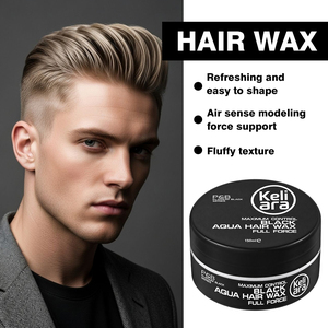 Cera para el Cabello Roja Aqua 150ml, Fijación Fuerte a Base de Agua, Pomada Texturizante para Peinar, Máximo Control, Acabado Brillante, Fácil de Lavar, Venta al Por Mayor - Product Image 6