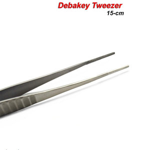 Pinzas de tejido atraumático de 15cm DeBakey, nuevas pinzas vasculares manuales - Product Image 2