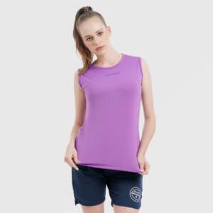 Camiseta Deportiva de Tela Tejida Morada - Product Image 1