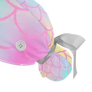 Sombrero de enfermería impreso personalizado con tela suave Sombrero de enfermería OEM para clínicas Dentistas y trabajadores de la salud - Product Image 4