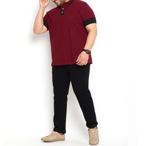 Nouveau polo de sport à manches courtes en tricot personnalisé avec logo brodé T-shirts de sport grande taille pour hommes Respirant - Product Image 3