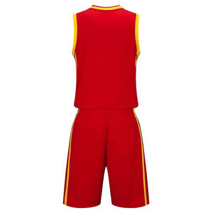 Vêtements de sport personnalisés, uniformes de basket-ball respirants en gros, impression par transfert thermique de haute qualité, vêtements d'équipe sans manches unisexes - Product Image 3