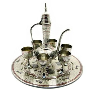 Couleur noire et dorée qualité supérieure en métal fait Look attrayant vin et bière verres gobelets maison hôtel Barware fournitures - Product Image 6