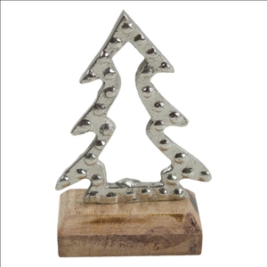Base de madera decorativa para mesa de escritorio, escultura de estatua de estrella de Metal, suministros de decoración de Navidad a precio asequible - Product Image 2