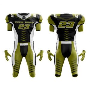 Uniforme de Football américain 100% Polyester, vêtements de sport multi-designs, uniforme de Football américain vierge pour hommes - Product Image 3