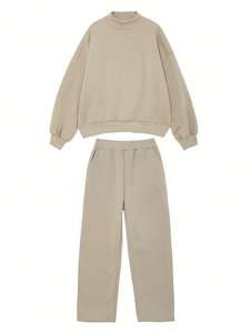 Ensemble trois pièces décontracté pour femmes d'hiver européen, best-seller, cardigan, manteau en polaire, pantalon à jambes étroites élastiques - Product Image 4