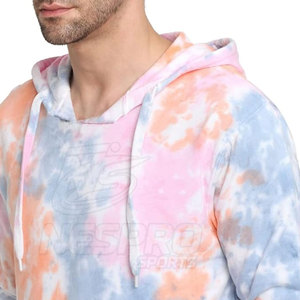 Sudaderas con Capucha Extra Grandes, Ligeras, Transpirables, de Algodón 100%, con Estampado Tie-Dye, para Hombre, para Uso en Exteriores - Product Image 6