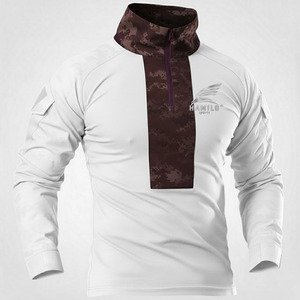 2024 High Quality Breathable <b>Compression</b> <b>Shirt</b> for Men Custom Logo Casual Solid Pattern Long Sleeve with O-Neck - Product Image 4