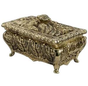 Boîte à bijoux décorative de luxe en métal de la meilleure qualité dans un design moderne et unique disponible au prix de gros - Product Image 1