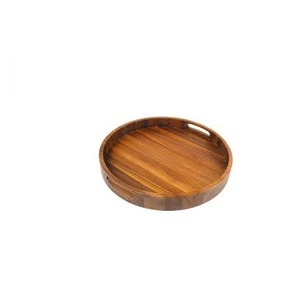 Suministros de hotel bandeja de madera Cocina sala de estar comida fruta bandeja de transporte Fabricante directo bandeja de servicio de madera - Product Image 6