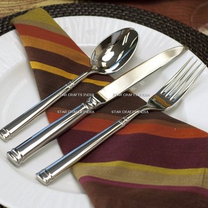 Nouveau Restaurant poignée colorée ensemble de couverts fantaisie hôtel Goldware couverts en acier inoxydable luxe acier inoxydable de haute qualité - Product Image 6