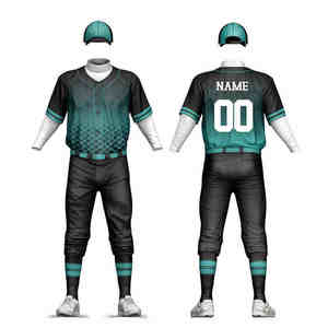 Uniformes de Béisbol al por Mayor 100% Poliéster, Nuevo Diseño 2025, Buena Calidad con Técnicas de Impresión, Servicio OEM, Ropa Deportiva de Tela - Product Image 1