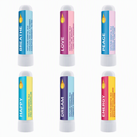 Inhalateur Nasal Huile Rafraîchissante Soulagement Mal des Transports Congestion Apaisement Aromathérapie