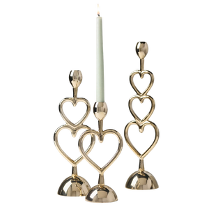 Candelabro Cónico de Aluminio Vintage, Acabado en Latón Antiguo, Hecho a Mano, Ecológico, con Logotipo Personalizado, Diseño Geométrico Abstracto - Product Image 6