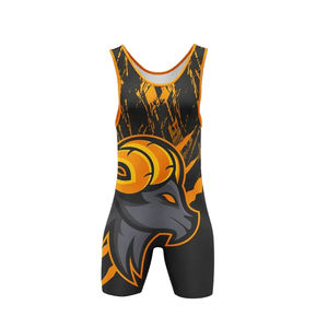 Singlet de lutte pour hommes par sublimation Singlet de lutte pour hommes Nouvel arrivage personnalisé de sublimation Spandex Singlet de lutte pour hommes - Product Image 2
