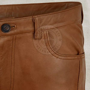 Top Quality Latest Design <b>Men</b> <b>Leather</b> <b>Pants</b> Wholesale Design Your Own Logo <b>Men</b> <b>Leather</b> <b>Pants</b> - Product Image 6