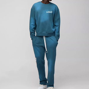 Ensemble de survêtements décontractés personnalisés à faible MOQ pour hommes, survêtement de sublimation pour l'entraînement et le streetwear, jogging - Product Image 5