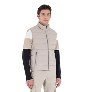 Nouvelle conception de veste sans manches pour homme, mode d'hiver, fermeture éclair intégrale, coupe ajustée, confortable, deux poches, vestes sans manches pour homme - Product Image 2