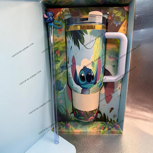 <span class=keywords><strong>Tasse</strong></span> de voyage sous vide à double paroi en acier inoxydable 40oz avec poignée isolée avec boîte-cadeau Logo personnalisé Cartoon <span class=keywords><strong>Lilo</strong></span> <span class=keywords><strong>Stitch</strong></span> Monster - Product Image 4