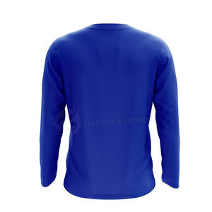 เสื้อเจอร์ซีย์แขนยาวผู้ชาย คุณภาพดีที่สุด ขายดีที่สุด MOQ ต่ำ เสื้อเจอร์ซีย์แขนยาวสำหรับเล่นกีฬา ชุดกีฬา - Product Image 4