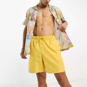 Wholesale lightweight quick dry beach shorts boys swim <b>trunks</b> custom design <b>men</b> swimming board shorts DDP shipping - Product Image 1