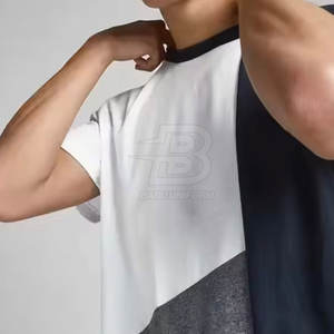 T-shirt d'été pour homme en coton 100% respirant à manches courtes de haute qualité de BARU ENTERPRISES - Coupe classique personnalisable, décontracté - Product Image 4