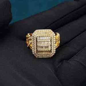 แหวนเพชรสำหรับปลูก LEB ทรงกลมสีเงินสเตอร์ลิงประดับอัญมณีสี925หรูหราออกแบบได้ตามต้องการสำหรับงานแต่งงานหรืองานเลี้ยง - Product Image 4