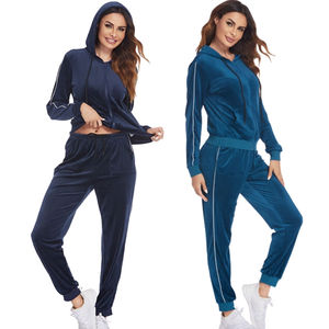 Ensembles pour femmes, sweat-shirt à capuche, pantalon de survêtement, jogging, ensemble de survêtement de qualité supérieure, streetwear élégant, ensemble tendance, vêtements de sport à la mode - Product Image 1