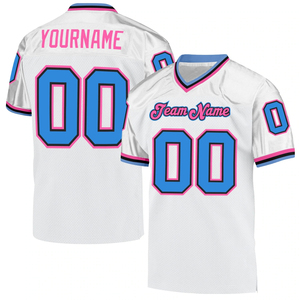 Jersey de fútbol americano de diseño personalizado para hombres y mujeres, ropa de equipo sublimada profesional con mangas cortas, novedad - Product Image 6