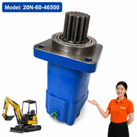 20N-60-46500 20N-60-46501 2-200004HV-E Motore Idraulico di Rotazione per Escavatore Komatsu PC10 PC10-6 PC10-7 - Ricambi per Dispositivo Rotante