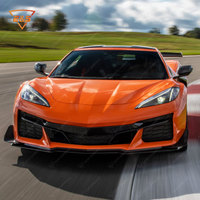 Kit complet de carrosserie style Z06 pour Chevrolet Corvette C8 Mise à niveau de la calandre de pare-chocs avant et arrière Jupes latérales Splitter Spoiler CarKit