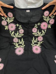 Événement sortant spécial PURE COTTON 60 60 tissu beau Design fantaisie Kurti ensemble pour femmes ou filles porter tissu à la mode/vente - Product Image 6