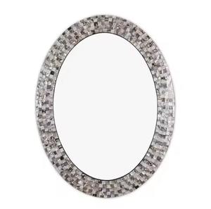 Miroir mural à cadre en métal miroir décoratif de style moderne fabriqué à la main pour salle de bain chambre salon - Product Image 3