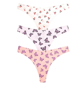 Vente en gros de nouvelle mode de bikini pour femmes taille basse sexy respirant séchage rapide antibactérien sous-vêtements quotidiens service OEM - Product Image 5