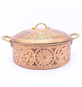 Stainless <b>Steel</b> Classic Durable Casserole Dish for Hot Food Serving | Home & Restaurant Use - Product Image 1