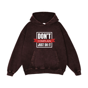 Best Quality Heavyweight Acid Wash Hoodies Pullover Full Sleeve Street Wear Ruff Style Acid Wash Hoodie For Men's - Product Image 6