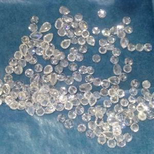 ลูกแพร์ตัดสีกุหลาบ0.01-0.40 CT Def หลวมหินธรรมชาติเพชรหลวมสำหรับการทำเครื่องประดับ - Product Image 1