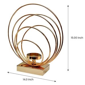 ที่วางเทียนทรงกลม (ทอง) - Product Image 3