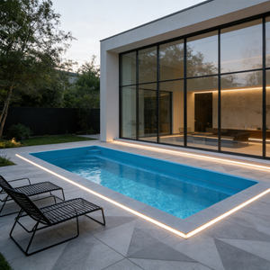 Piscina de fibra de vidrio, piscinas contenedor, piscina grande en venta, piscina para adultos, piscina profesional, piscina prefabricada - Product Image 1