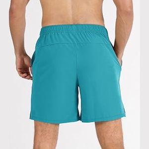 Pantalones cortos deportivos informales con cordón de secado rápido al por mayor de alta calidad para hombre - Product Image 3