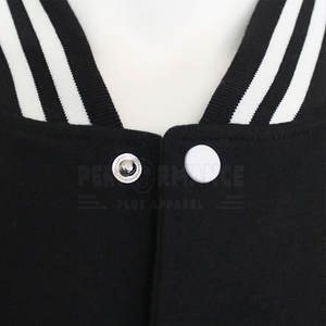 แจ็กเก็ตตัวหนังสือสำหรับผู้ชายเสื้อแจ็กเก็ตตัวหนังสือแขนยาวออกแบบเองได้ - Product Image 3