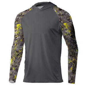 เสื้อตกปลาโปโลผู้ชายแขนสั้นผ้าโพลีเอสเตอร์แห้งเร็ว UPF 50ระบายอากาศได้ดีพิมพ์ซับลิเมชันสำหรับกีฬากลางแจ้ง - Product Image 1